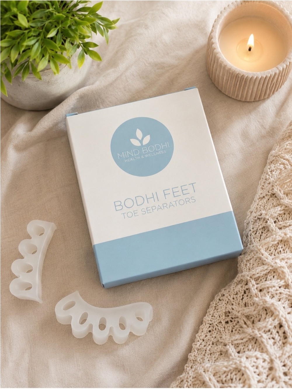 New in Box Bodhi Feet Toe Separator Yoga Womens Health